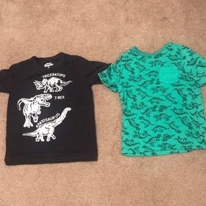 Boys 5t Dinosaur Shirts-excellent condition